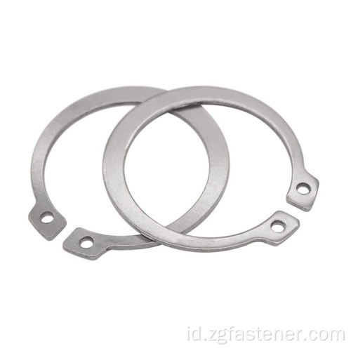 Cincin penahan stainless steel din471 untuk bor